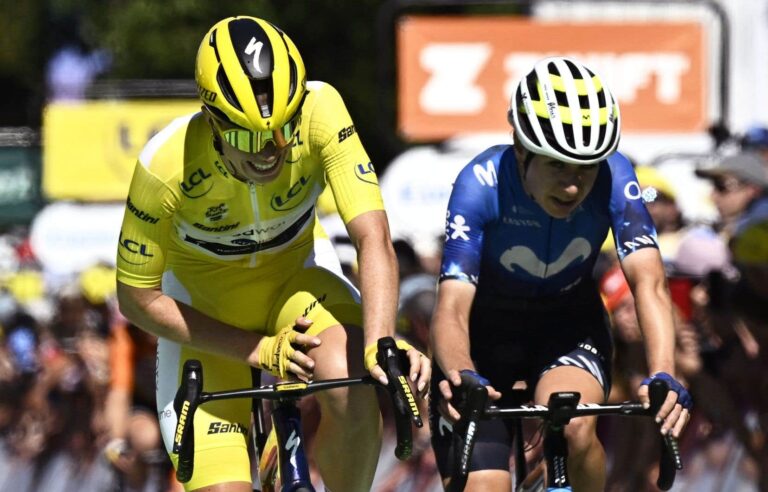 Vollering falls before the finish and loses her yellow jersey in the women’s Tour de France