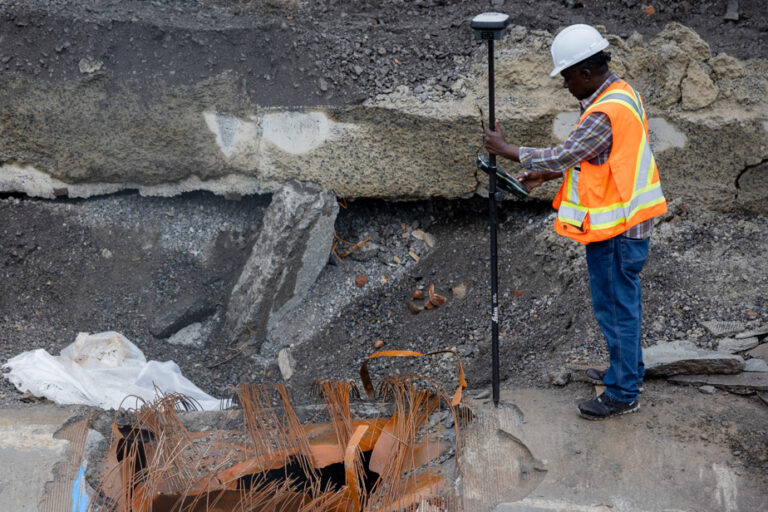 Downtown water main burst | Good rating, poor condition