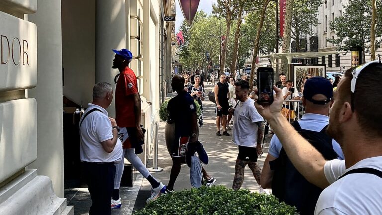 We met basketball fans who are tracking NBA stars at the Paris Olympics