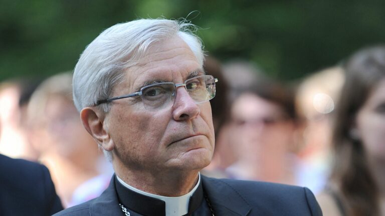 Who is Jean-Michel Di Falco, the former bishop chosen to officiate at the actor’s funeral?