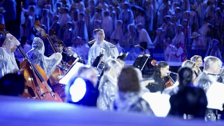 Why the weather at the Olympic opening ceremony was a real false note for the orchestras