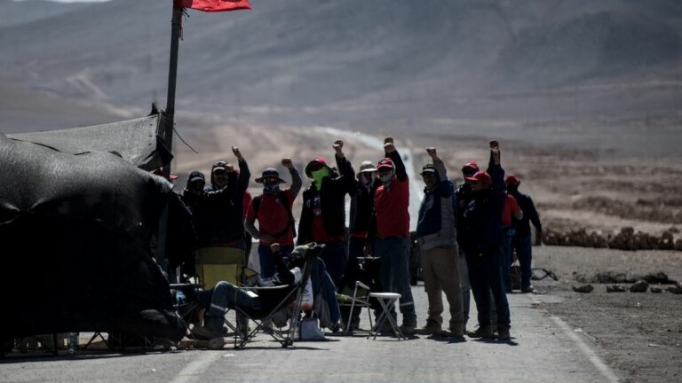 Workers at world’s largest copper mine go on strike