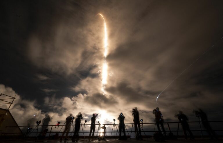 A SpaceX mission took off Tuesday to conduct the first private spacewalk.