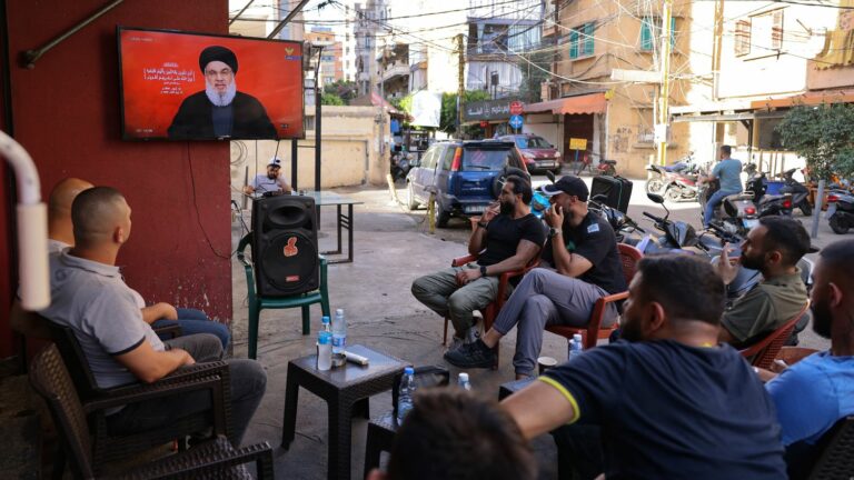 After the explosions of pagers and walkie-talkies, Lebanese divided on the speech of the leader of Hezbollah