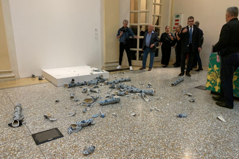 Ai Weiwei sculpture vandalized by repeat Czech offender