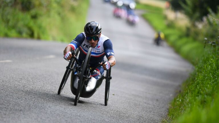 Already second in Tokyo, Loïc Vergnaud wins a new silver medal in the road cycling time trial