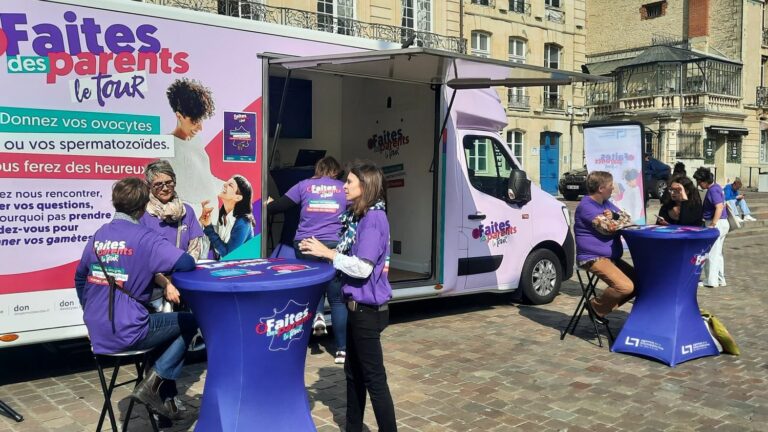 Awareness campaign for gamete donation goes around France