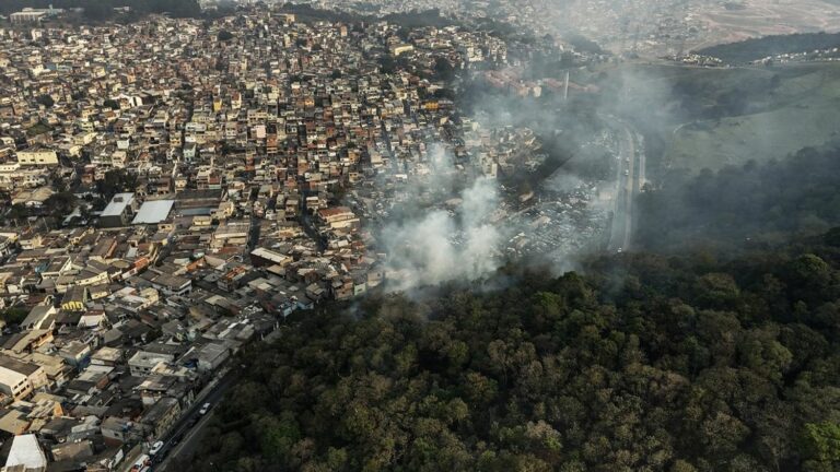 Brazil battles massive wildfires fueled by drought