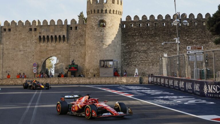 Charles Leclerc for a second consecutive victory, Max Verstappen wants to get back on the podium… Follow the Azerbaijan Grand Prix