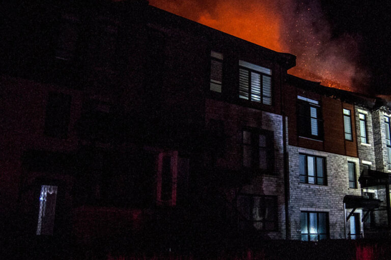 Condo building | Major fire in the Lower Laurentians