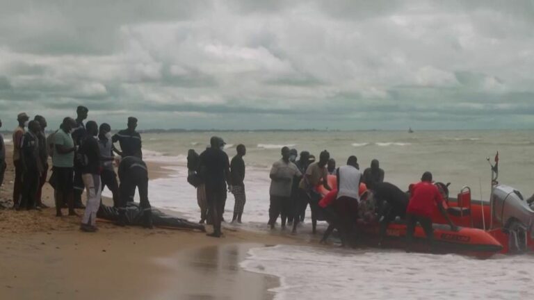 Deadly shipwreck off the coast of Senegal