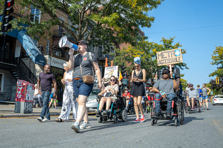 Demonstration | A march away from universal accessibility