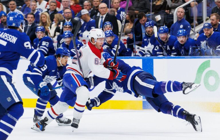 Dobes shines in front of the net, but the Canadian loses 2-1 to the Maple Leafs