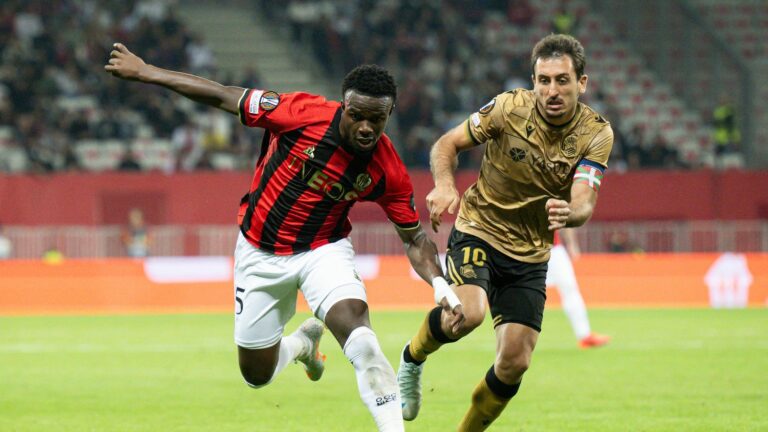 Dominant but frustrated, OGC Nice held in check by Real Sociedad for its opening match