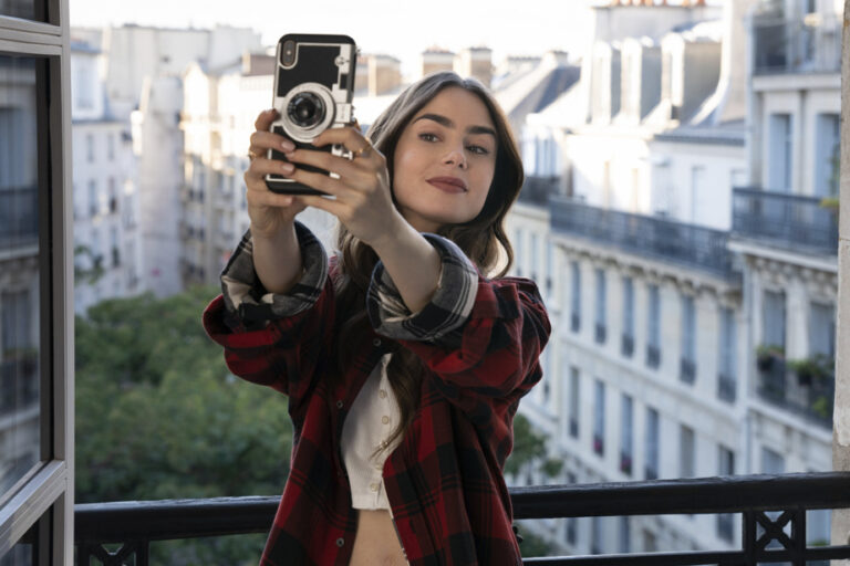 Emily in Paris, the sandwich woman?