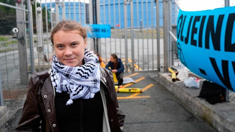 Environmental activist Greta Thunberg arrested in Denmark during pro-Palestinian action