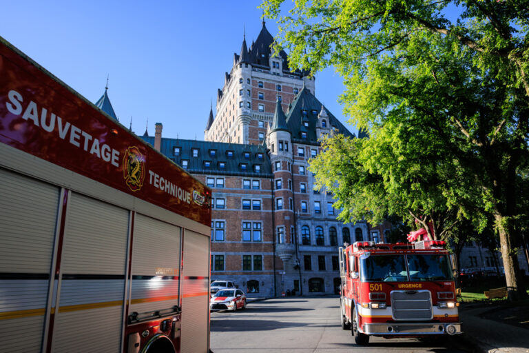 Fire at Château Frontenac | Rude awakening for customers