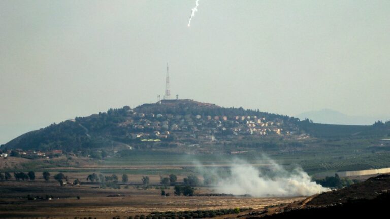 Hezbollah fires rockets, Israeli army responds with strikes in southern Lebanon