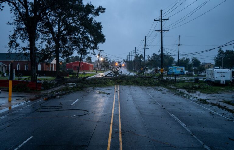 Hurricane Francine, now a storm, is progressing in the United States