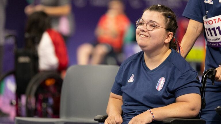 “I didn’t like boccia, they lured me with chocolate,” says gold medalist Aurélie Aubert