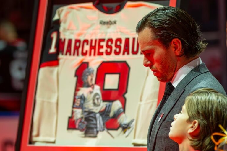 In mourning for his mother, Jonathan Marchessault honored by the Remparts