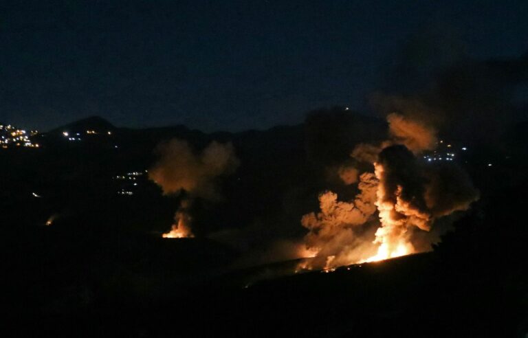 In southern Lebanon under Israeli fire, a night of terror