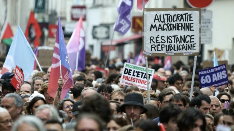 In the Parisian procession, left-wing voters denounce a “democratic betrayal” after the nomination of Michel Barnier