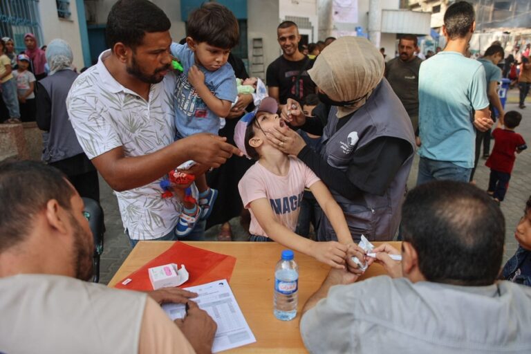 Israel, Hamas at War | Polio Vaccination Campaign Moves to Northern Gaza