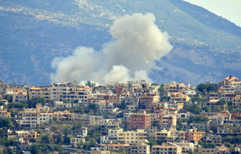 Israeli army announces bombing of seven Hezbollah sites in southern Lebanon