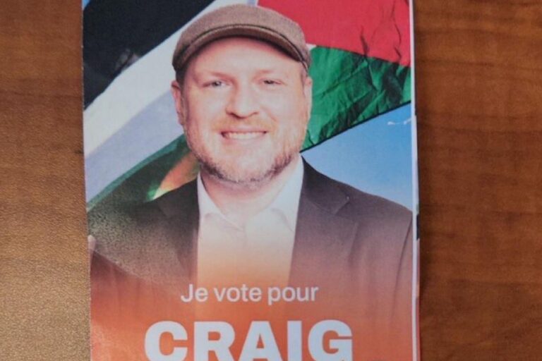 LaSalle–Émard–Verdun | NDP defends candidate Craig Sauvé’s pro-Palestinian leaflet