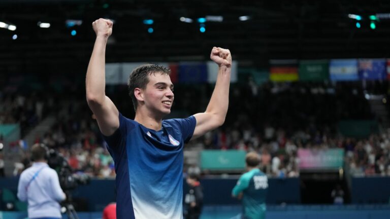 Lucas Didier wins silver in table tennis after losing final