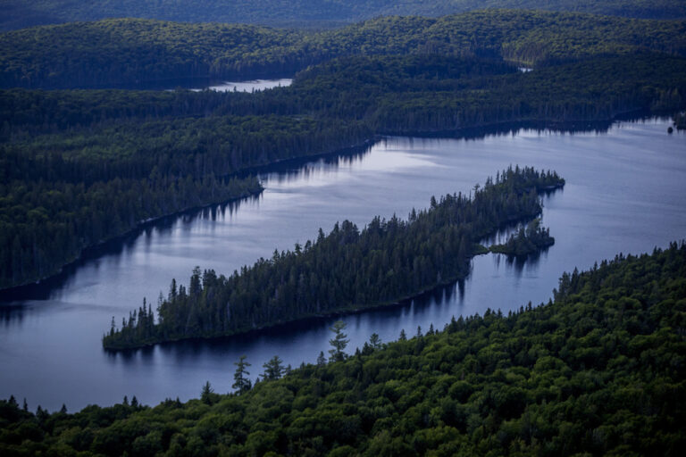 Mont-Tremblant National Park | The asphalt road project abandoned