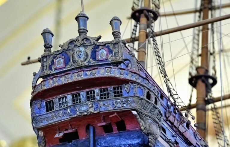 Mystery surrounding a model of a 17th century French warship