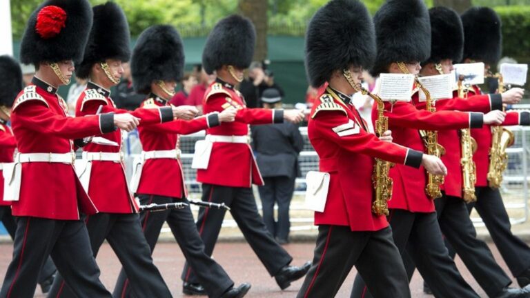 New controversy over the famous bearskin hats of the British Royal Guard