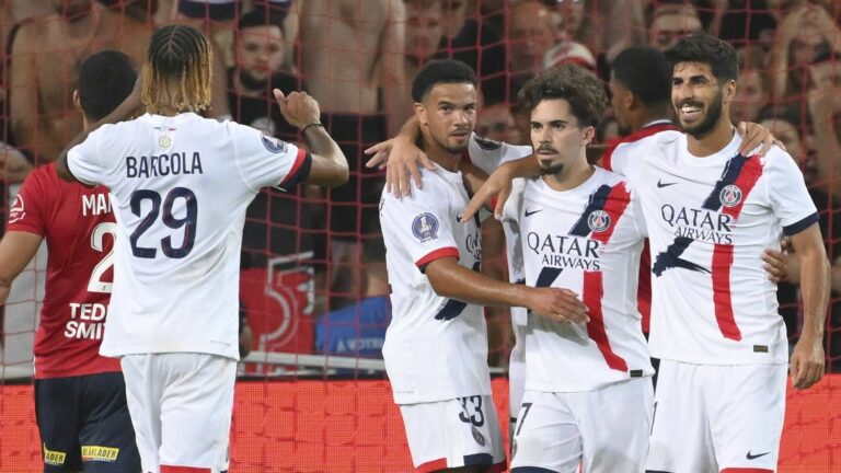 PSG passes its first test of the season against Lille and takes the lead in Ligue 1