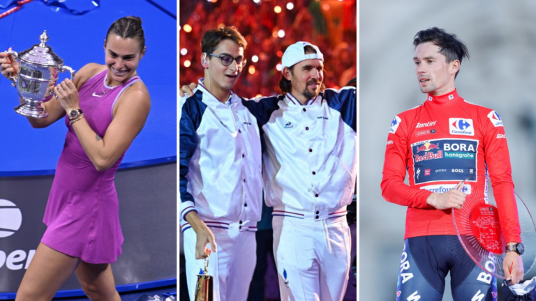 Paris 2024 is over, Primoz Roglic is once again king of Spain, Aryna Sabalenka and Jannik Sinner crowned in New York… The sports recap of the weekend