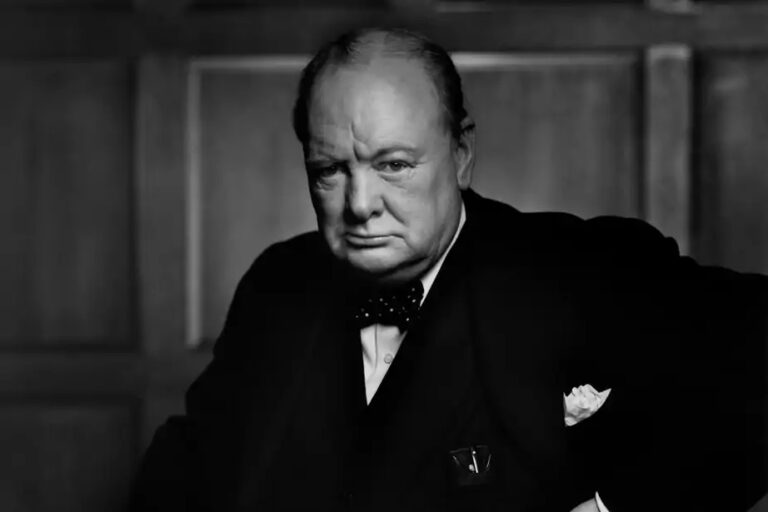 Portrait of Winston Churchill | Iconic photo stolen from Canada found in Italy