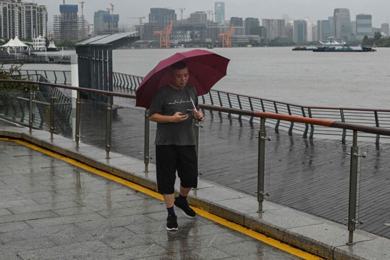 Second typhoon hits Shanghai in less than a week