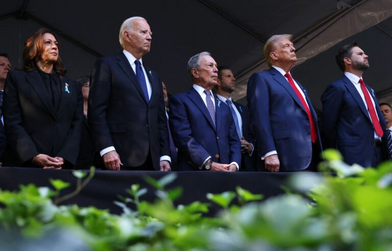 September 11, 2001 Remembrance Ceremony: Harris, Trump, Biden Show “Unity”