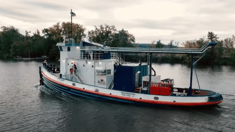 Start-up Amogy sails the first ammonia-powered boat