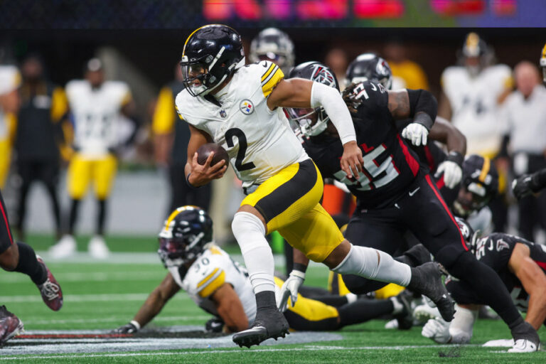 Sunday in the NFL | Justin Fields leads Steelers to 18-10 win over Falcons