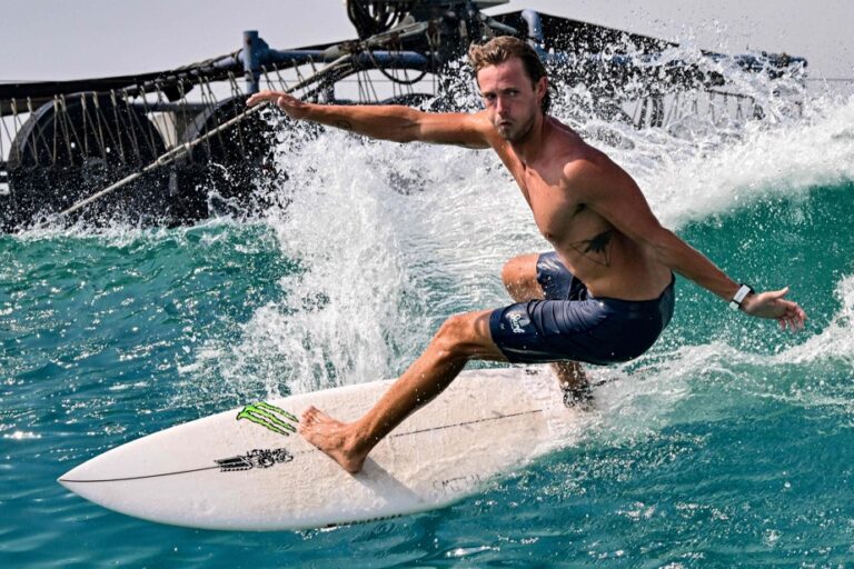 Surfers discover Abu Dhabi wave pool