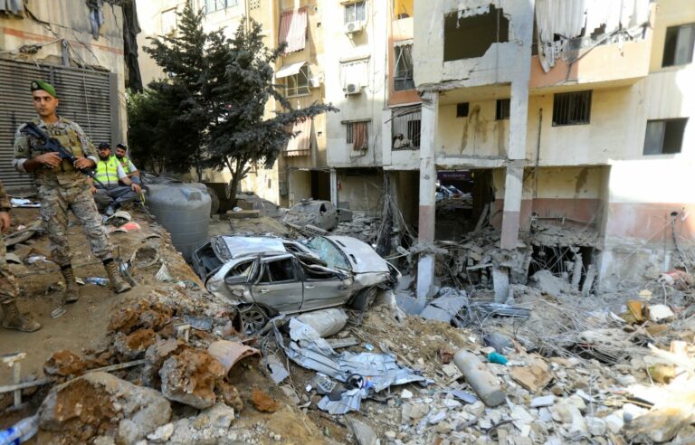 Terror in southern Lebanon, caught under Israeli bombs