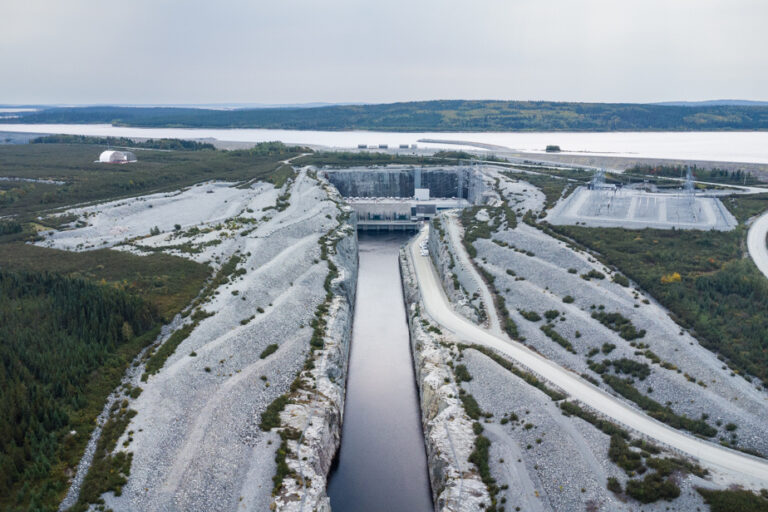 The Bernard-Landry hydroelectric complex designated by François Legault