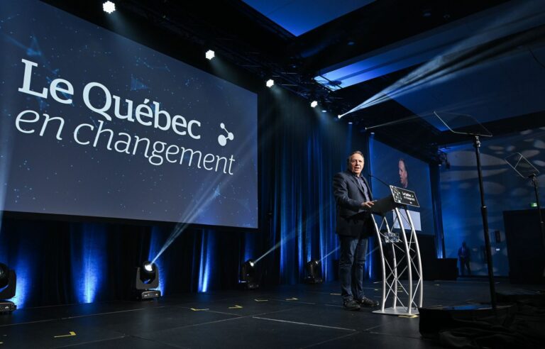 The Coalition avenir Québec, a plane that deconstructs itself in mid-flight