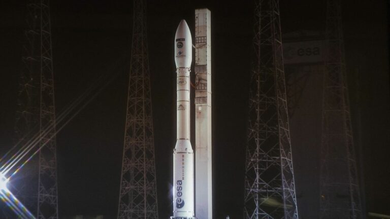 The European Vega rocket took off from Kourou for its final mission