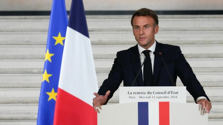 The French people’s vote must “always be taken into account”, declares Emmanuel Macron