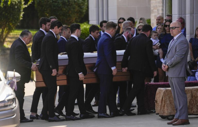 The Gaudreau brothers laid to rest