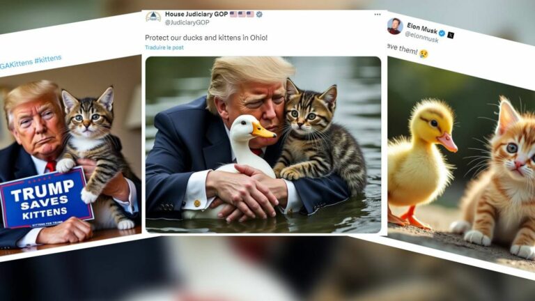 The crazy rumor of Haitian migrants “killing kittens” relayed by Donald Trump supporters