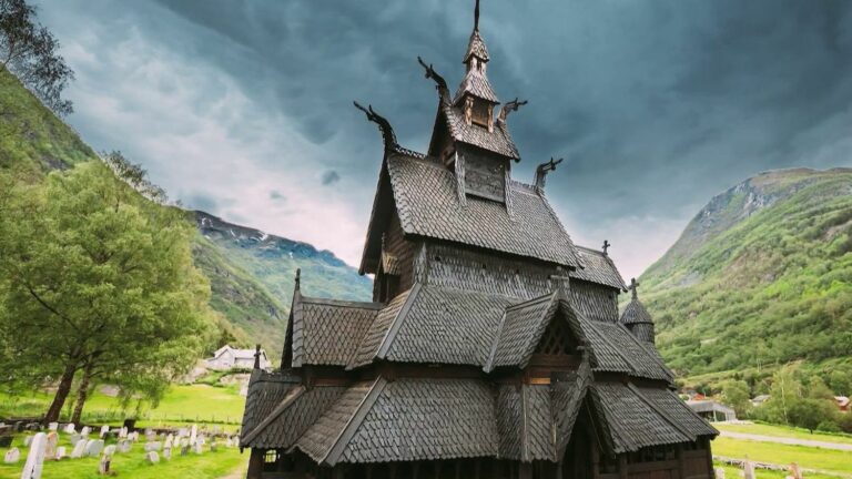 The treasure of wooden churches, the last vestiges of Viking Scandinavia